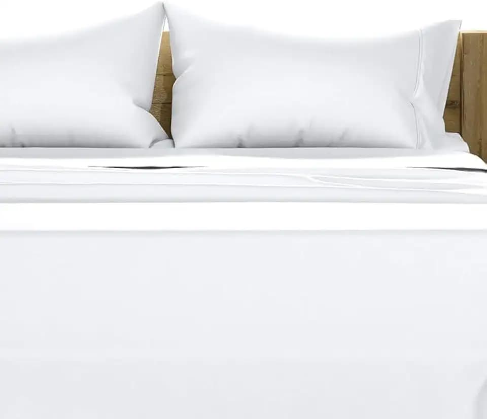 Linens Limited 4 Piece Sheet Set Twin XL Size 100% Egyptian Cotton 1000 Thread Count, Extra Soft, Hotel Luxury Bed Sheets 15" Inch Deep Pockets - White Solid
