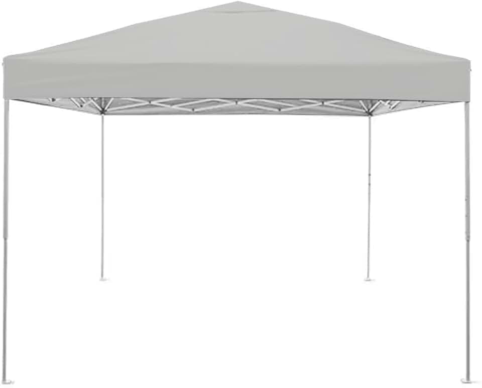 Garden Winds Custom Fit Replacement Canopy Top Cover Compatible with The Belavi 827811, 1537, 22098, 812649 10' X 10' Instant Pop Up - Upgraded Performance RIPLOCK 350 Fabric - Slate Gray