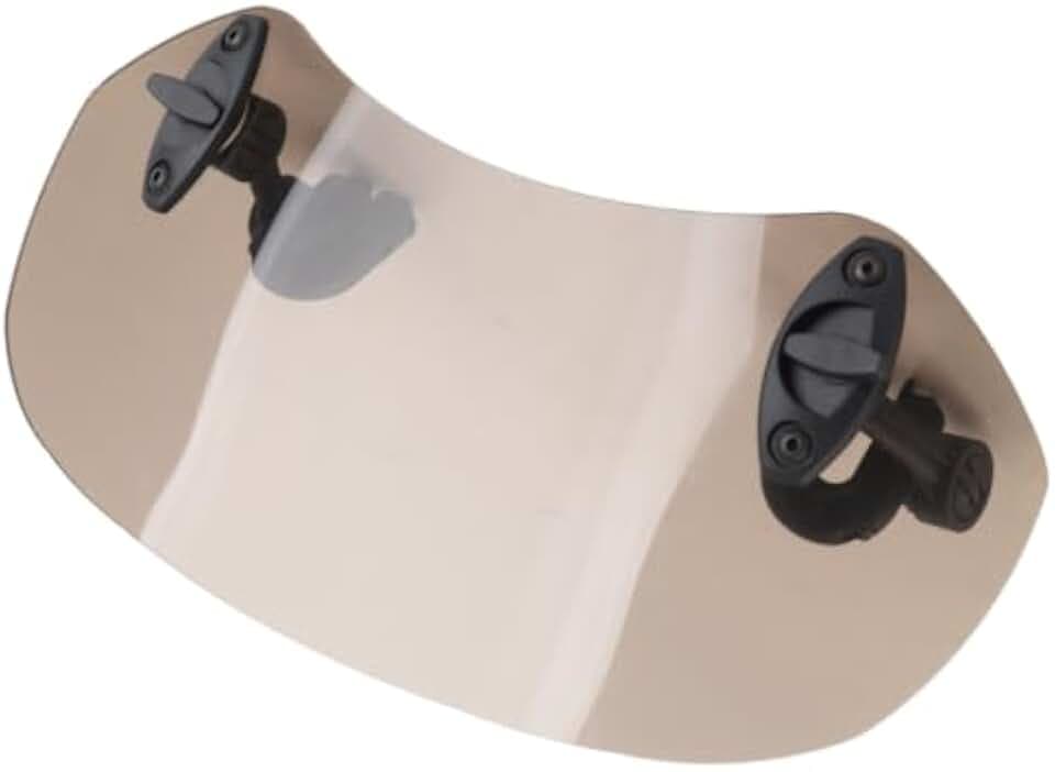 Motorrad Windschild Universal Verstellbar Geräuchert 285 mm
