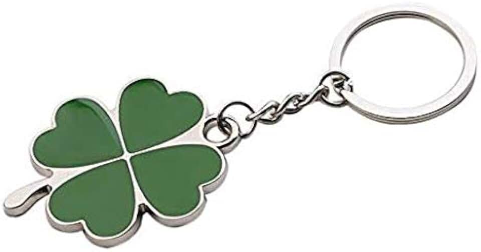 Deadly Diamonds Luck of The Irish Glücksbringer Kleeblatt Schlüsselanhänger