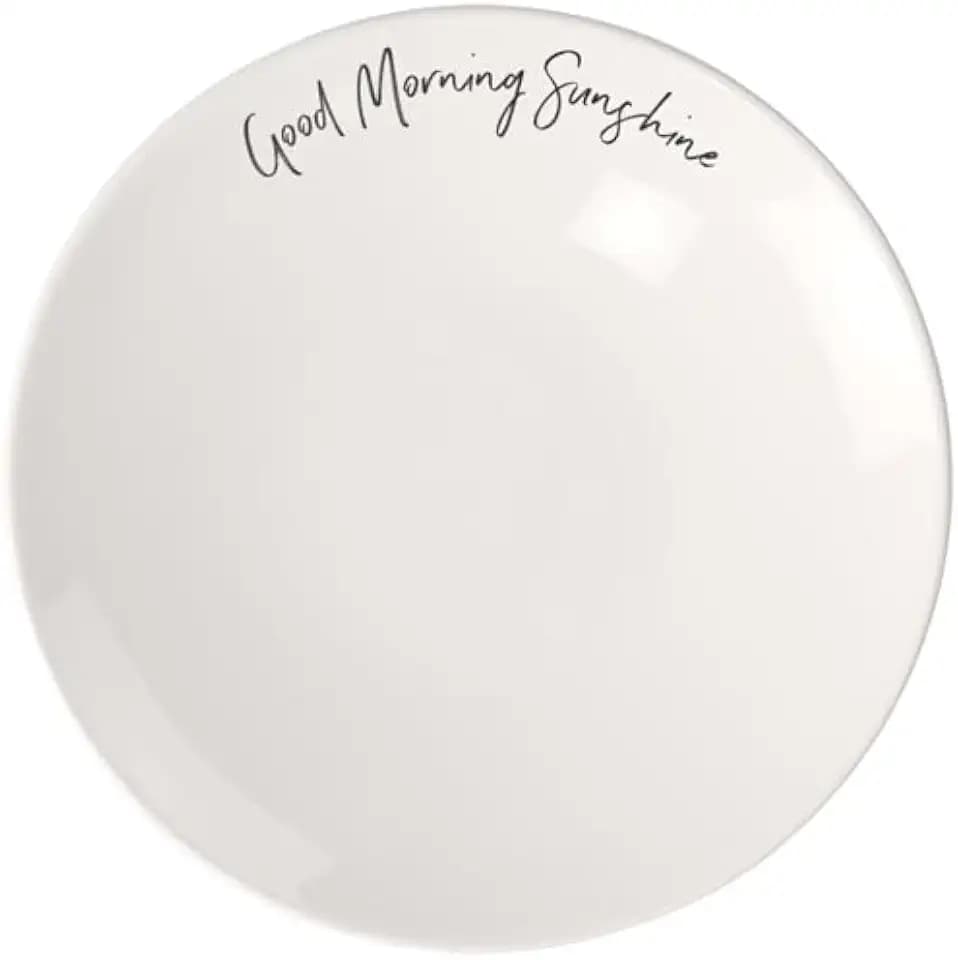 Villeroy & Boch – Statement Frühstücksteller Good Morning Sunshine 21X21X2,5 Cm,Weißer Porzellan Teller