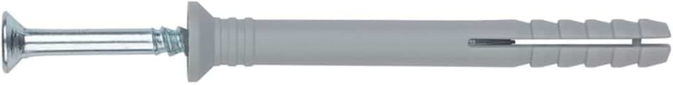 Nageldübel Schlagdübel 6 x 70 mm Senkkopf mit Schraube Bohr ø 8 mm verzinkt