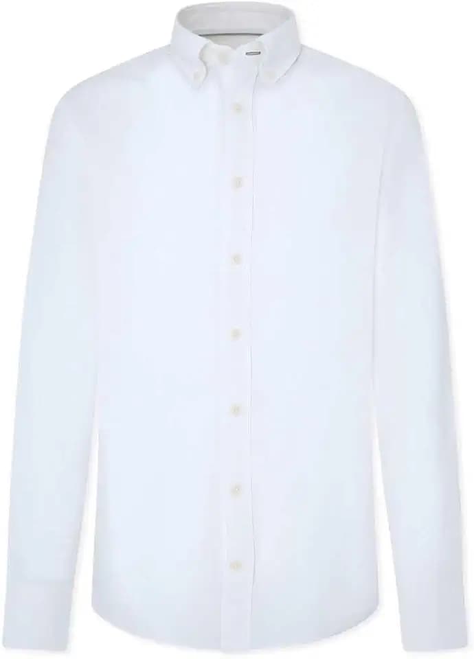 Hackett London Herren Melange Texture Hemd