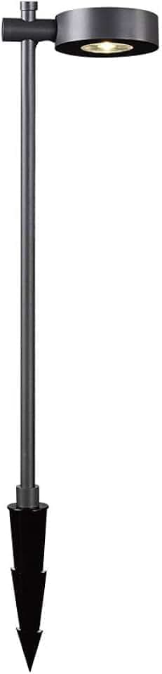 Außenlampe Stehleuchte Steckleuchte LED schwarz Aluminium Gartenleuchte H 102,5 cm