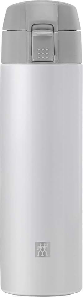 ZWILLING Thermo Thermoflasche, 450 ml, Auslaufsicher, Doppelwandisolierung, Edelstahl, Weiß
