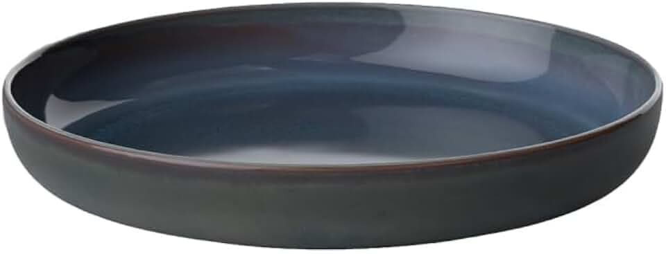 Villeroy & Boch 1951682700 Crafted Denim Tiefer Teller 21,5 x 21,5 x 3,5 cm (1 Stück)