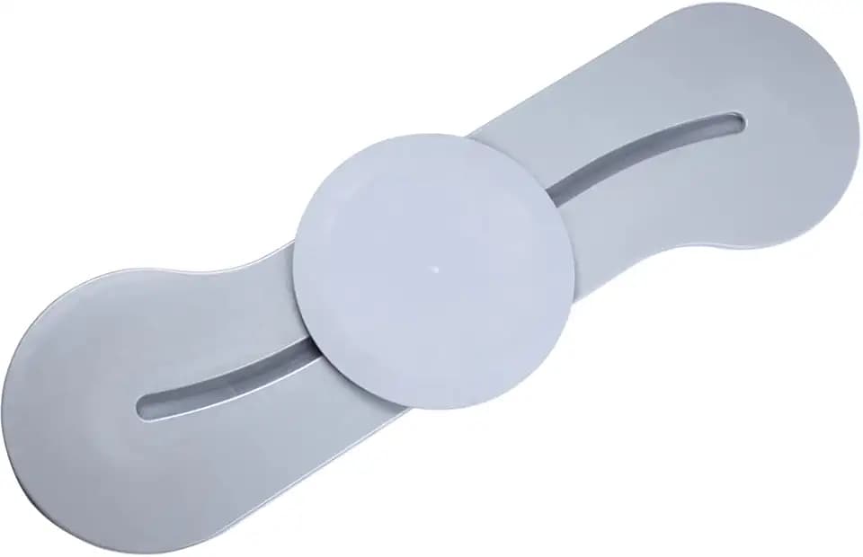 Transfer Board with 360° Rotating Disk for Assisted Wheelchair Transfers, 400 lb Capacity