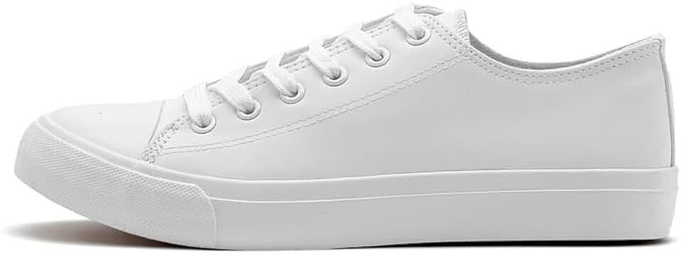 Damen Herren PU Sneakers Freizeitschuhe Low Top Turnschuhe Walking Running Schuhe Casual Sportschuhe