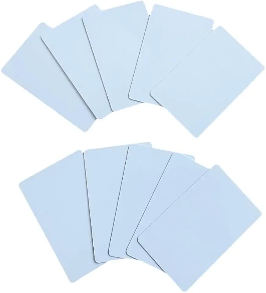 Dual Frequency RFID 125khz EM4100 and 13.56Mhz 1K Chip in one RFID Plastic Card (Pack of 10)