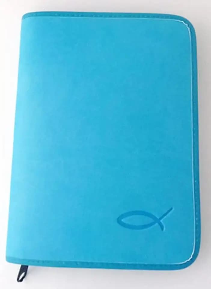 Gotteslobhülle: Soft-Kunstleder hellblau