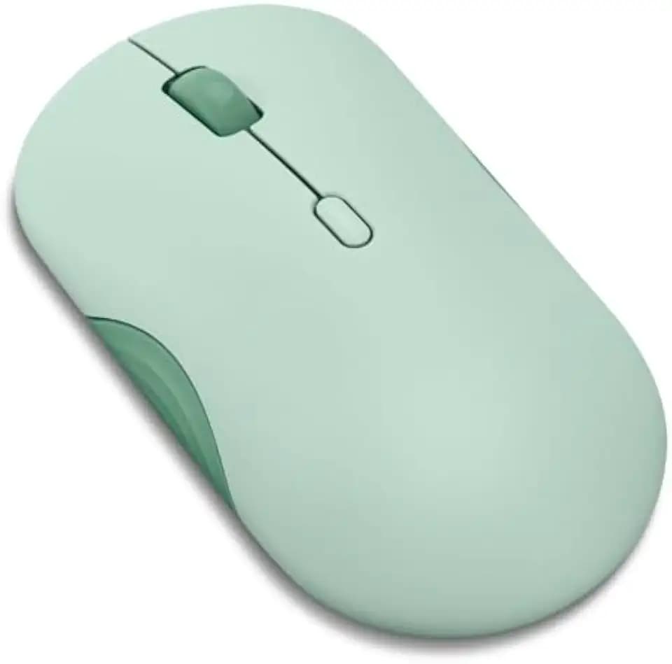 Lenovo 350 Wireless Bluetooth Mouse, Silent Click, 3 Level DPI (1000, 1600, 2400), 36 Month Battery Life, 2 Device Pairing, Breeze Moss