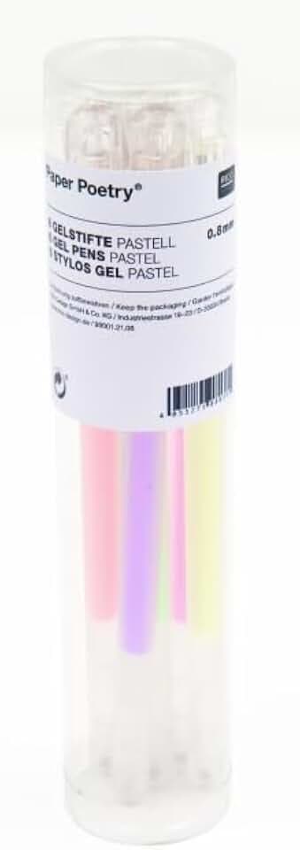 GELSTIFTE PASTELL, SET 6 STK
