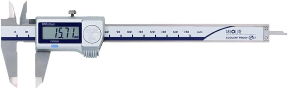 Mitutoyo 500-706-20 Digital Messschieber oder Datenausgang/Antriebsrolle, Schutzart: IP67, Messbereich 0-150 mm