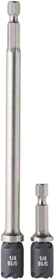 Malco SAWTCOMBO 2 in. and 6 in. Reversible SawTooth Hex Driver 1/4 in. and 5/16 in., 2 piece set