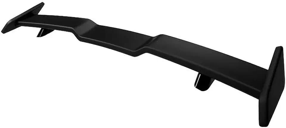 Rear Spoiler Wing Compatible with Honda Civic Accord for Toyota Corolla Camry Elantra 2018 2019 2020 2021 2022 2023 2024 4-Door Sedan High-Kick TRD Style Wing Matte Black