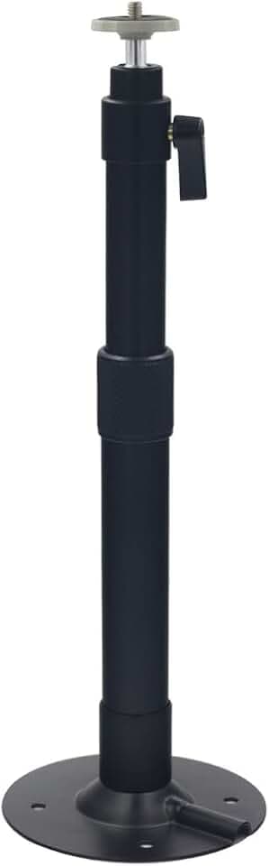 Beamerhalterung Projektor Deckenhalterung 37-60 cm Verstellbar Schwarz