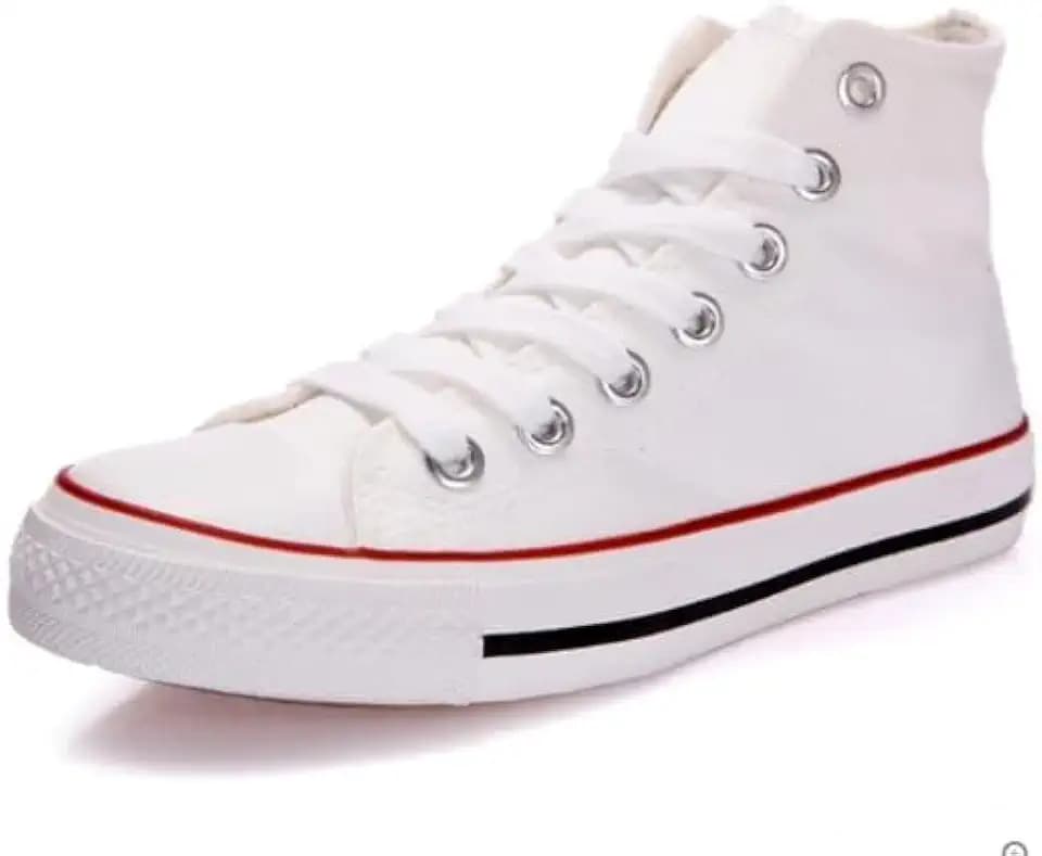 E﻿nigma Paris Women's High-Top Canvas Sneakers - Lift High Top Sneakers