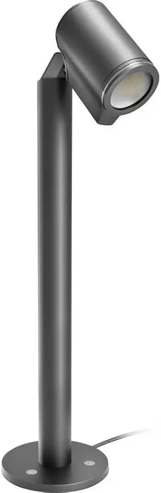 Steinel Wegeleuchte Spot Way C 24V, RGBWW, 16 Mio. Farben, Dämmerungssensor, dimmbarer Gartenstrahler, App-Steuerung, Plug & Play, IP65