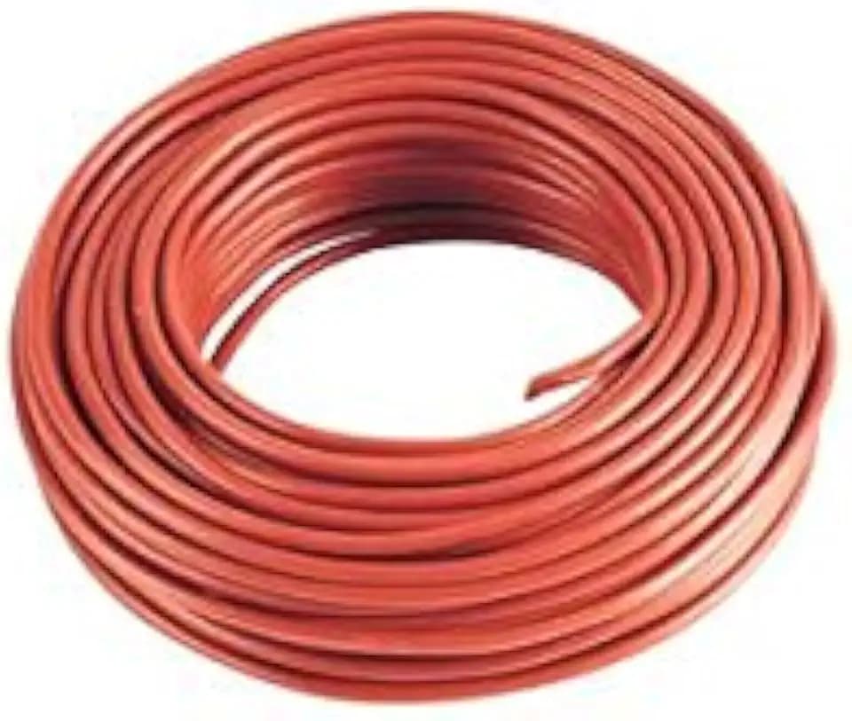 5 m rotes Kabel, 6 mm², Für Verkabelung von Energiesystemen