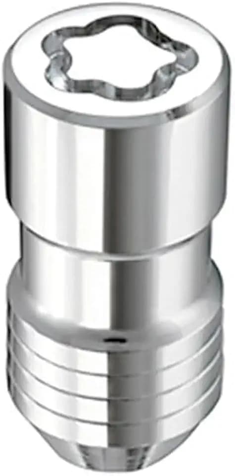 McGard Wheel Lock, Premium, 14 mm x 1.50 Thread, Cone Seat, Closed End, Key Included, Steel, Chrome, Set of 5