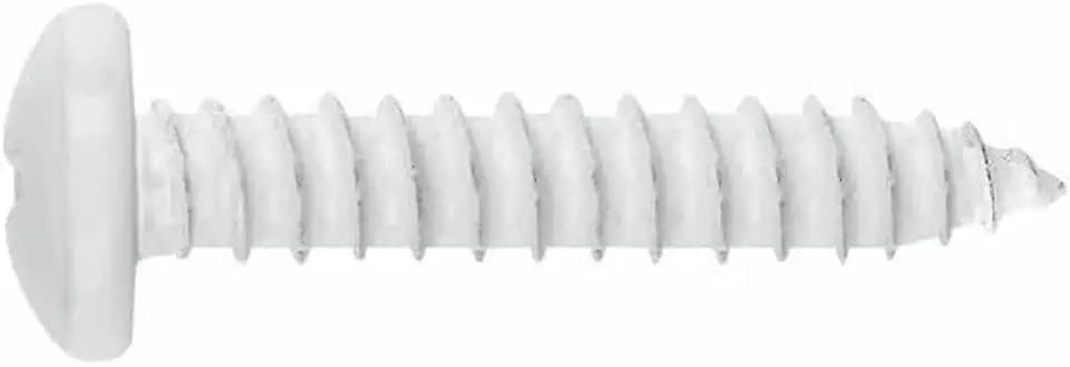 Index t814225ble – Schraube Gewinde Blechschrauben DIN 7981 Phillips Weiß lackiert 4,2 x 25