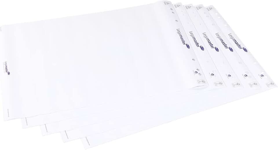 Legamaster 7-156000 Flipchart-Papier, 5 Blöcke mit je 20 Blatt, kariert