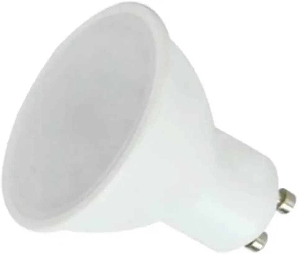 MiniSun LED-Leuchtmittel aus thermischem Kunststoff, 5 W, lange Lebensdauer, 50 W, GU10, matt, 3000 K, Warmweiß