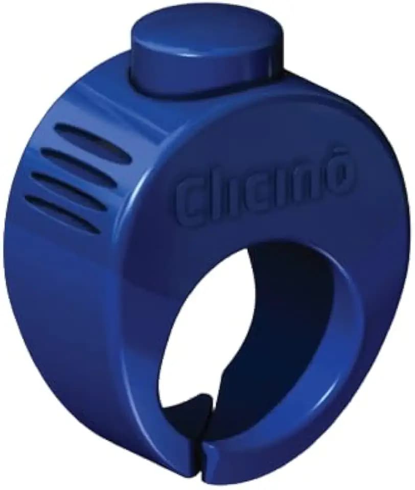 Karen Pryor Extra Large Clicino Clicker Ring for Dogs & Puppies – Hands-Free Dog Training with Ergonomic Finger Ring & Pull-On Closure – Loud, Clear Sound for Effective Behavior Reinforcement (Blue)