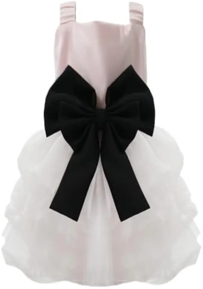 Dog Dress,Pet Wedding Dress Princess Formal Tutu Skirt with Bowknot,Puppy Birthday Party Outfit Apparel Girl for Small Dogs Cats (Pink, XX-Large(27-41lb))