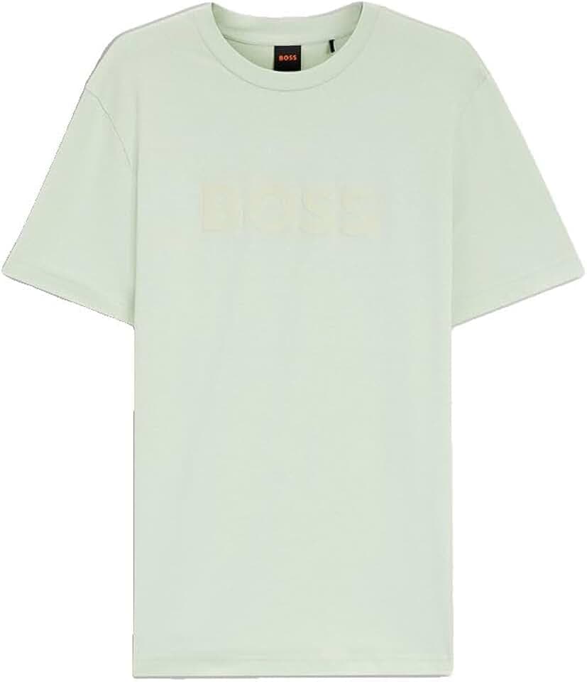 T-Shirt Aus Baumwolle Mit Großem Tonalem Logo
