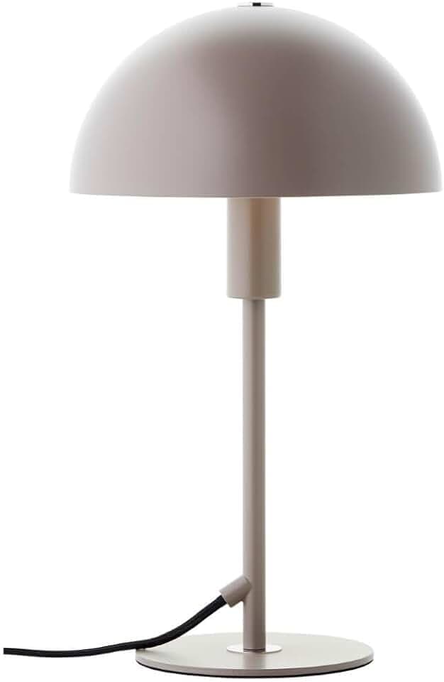 Brilliant Tischleuchte Lillian Pilz-Tischleuchte, 36 cm Höhe, E14, Metall, taupe/silberfarben