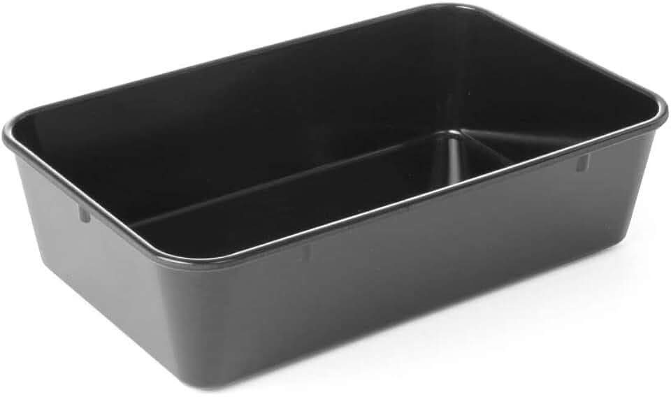 HENDI Fleischwanne, Fleischbehälter, Temperaturbeständig von -20° bis 70°C, Auslageplatten Melamin, Geschirrspülmaschinengeeignet, 290x160x(H)60mm, Schwarz