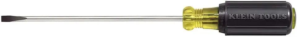 Klein Tools 601-6 3/16-Inch Cabinet Tip Screwdriver 6-Inch, Made in USA
