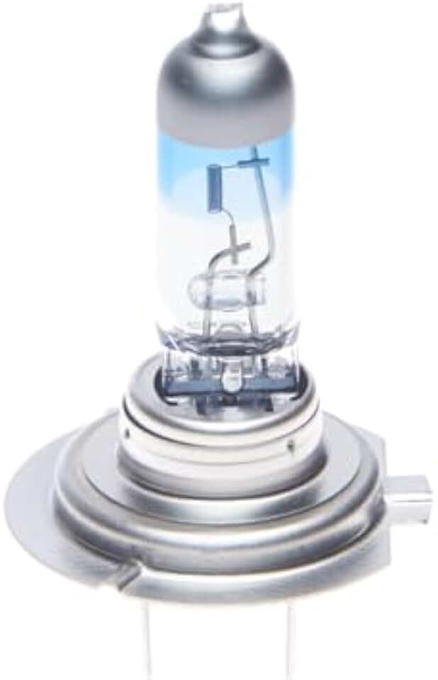 Bosch H7 Ultra White Halogen-Glühlampe für Auto-Scheinwerfer, 12 V 55 W, mit modernem weißem LED-Look - Lampensockel Typ PX26d - 2er-Pack Ersatz-Scheinwerferlampen