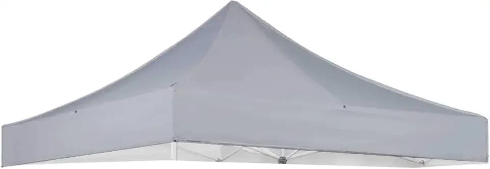 Grey Canopy Replacement Cover Compatible with 10' x 10' Commercial Canopy