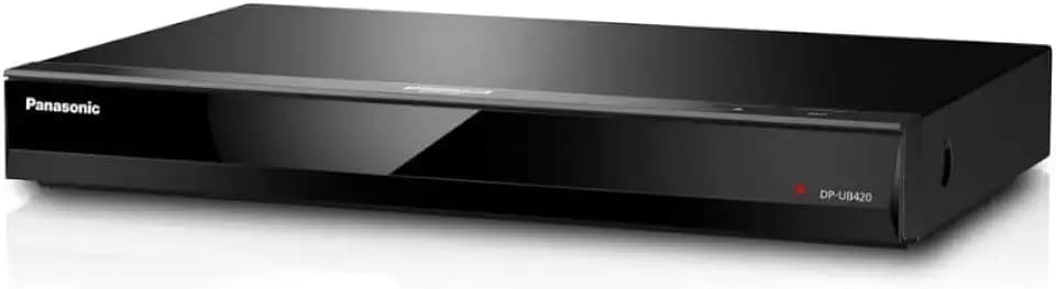 Panasonic UB420 Streaming 4K Blu Ray Player, Ultra HD Premium Video Playback with Hi-Res Audio, Voice Assist - DP-UB420-K Blu Ray DVD Player (Black)