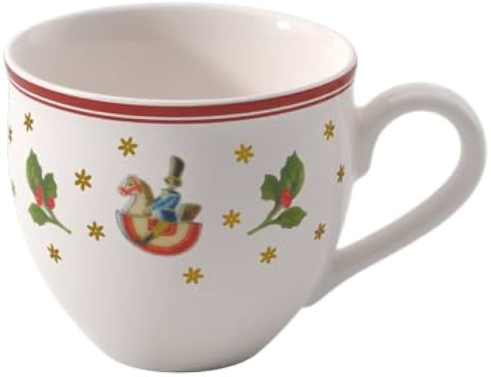 Villeroy & Boch Toy's Delight Mokka-/Espressotasse, 100 ml, Premium Porzellan, Weiß/Bunt