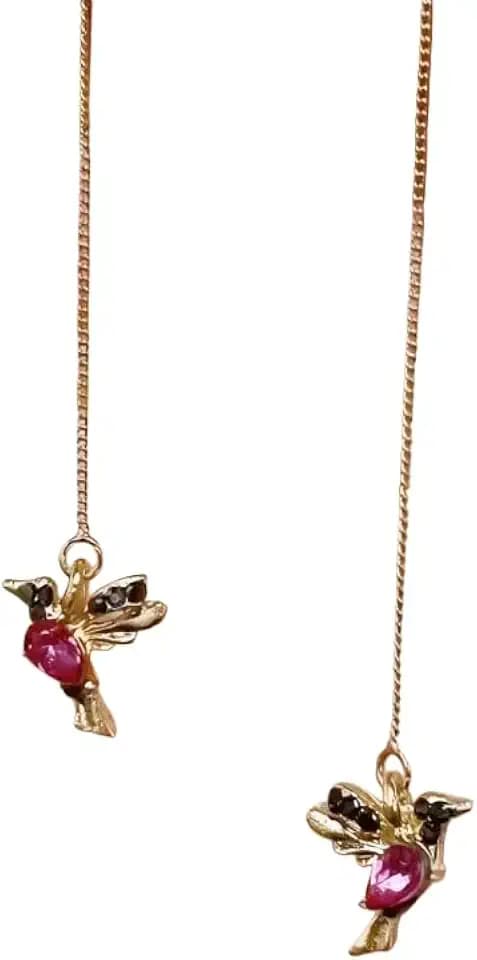 Hummingbird Earrings for Women Bird Lover Jewelry Birthday Holidays Gift Crystal Accessories - N31 (5)