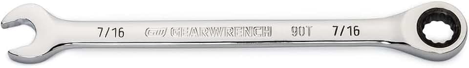 GEARWRENCH 7/16" 90T 12 Point Ratcheting Combination Wrench | 86944