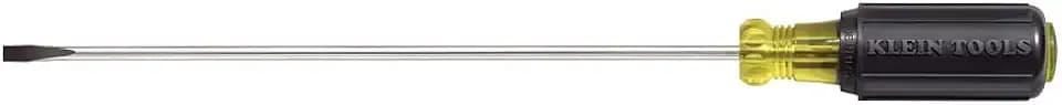 Klein Tools 601-8 3/16-Inch Cabinet Tip Screwdriver, 8-Inch, Made in USA