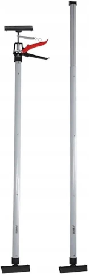 Teleskop-Deckenstütze DEDRA N1106, Hubhöhe 115-290 cm, Tragkraft 30 kg, robuste Konstruktion, komfortable Handhabung, kippbare Druckplatten, teleskopische Höhenverstellung