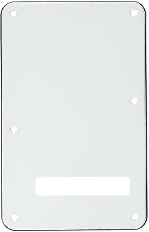 Fender® Strat® Backplate 3-lagig, weiß