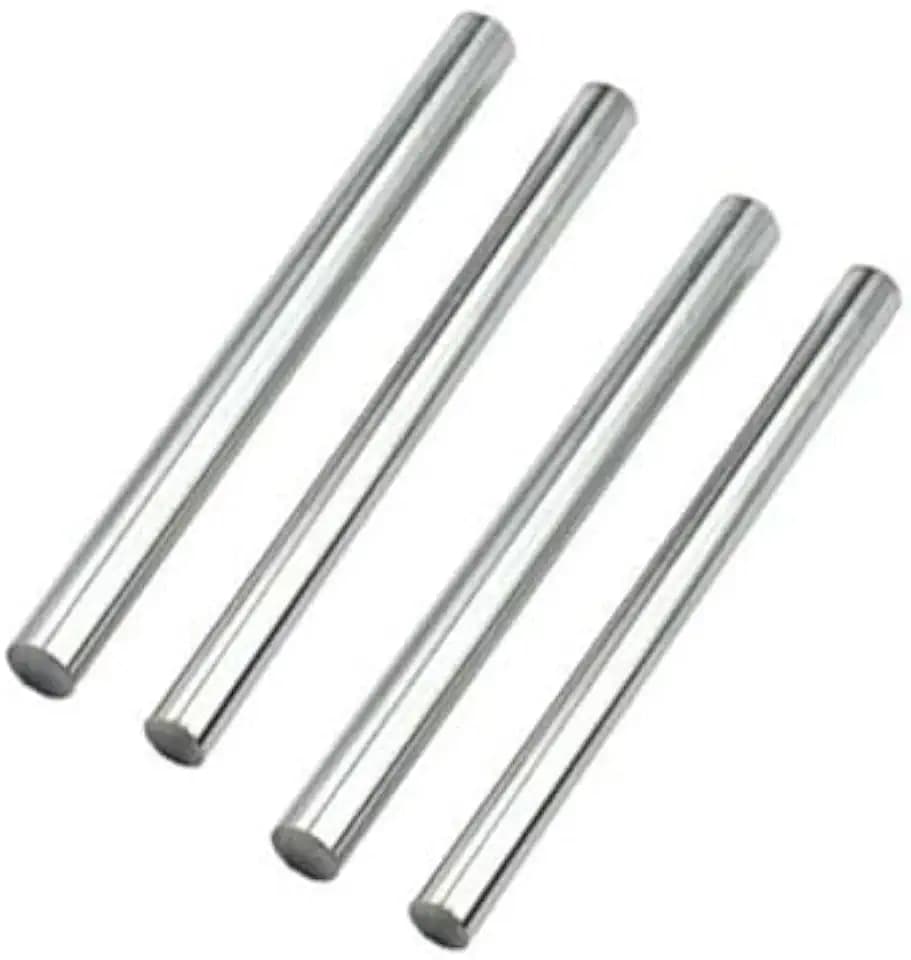 4 Stücke Rein Zinkstange 100mm, Hohe Reinheit 99.995%, Durchmesser 10mm, Länge 10cm