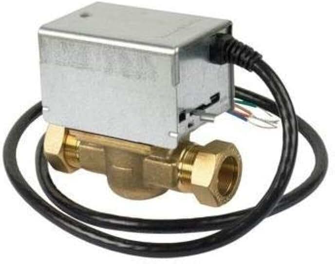 Motorisiertes Zonenventil, Heizungsventil, Heizkörperventil, 2 Anschlüsse, 22 mm, normalerweise geschlossen, 230 V, Ersatz für V4043H