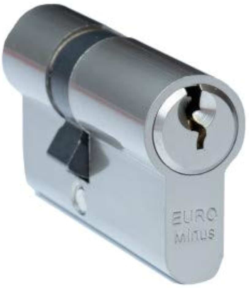 FELGNER Kurz-Zylinder | Doppelzylinder Schließzylinder Profilzylinder Türschloss für schmale Türen Metalltüren Glastüren Gartentüren - inkl. 3 Bart-Schlüssel | 20-30 mm (30-20 mm)