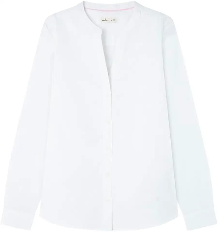 Springfield Damen 3.t.b.Camisa Oxford Span Mao Rec Hemd