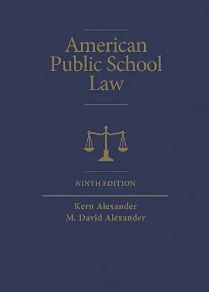 American Public School Law (Higher Education Coursebook)