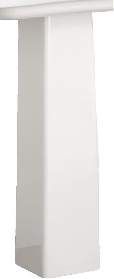Signature Hardware Pentero 29" Tall Fireclay Bathroom Sink Pedestal Only