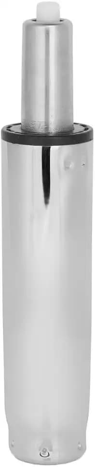 hjh OFFICE 723-05 Gasdruckfeder Größe L 290 – 400 mm Stahl Chrom Gasfeder für Bürostuhl mit Tiefenfederung Silber, 180 kg