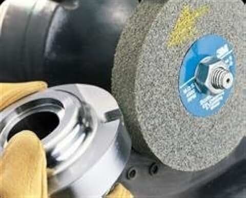 3M Scotch-Brite EXL Deburring Wheel, 8 in x 1 in x 3 in 8S FIN, 3 per case